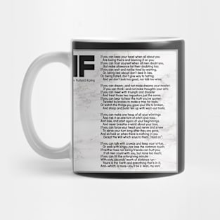 IF POEM BY RUDYARD KIPLING - IF | Poster And Other Formats | Wall Art Decor Mug